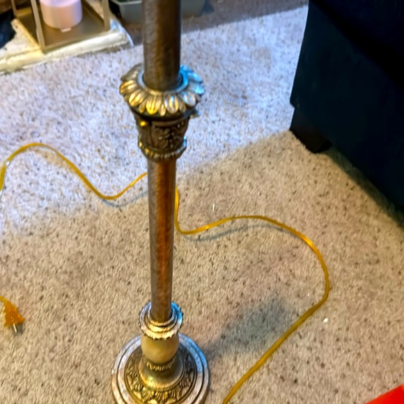 Marble vintage lamp Schierholtz Dresden Antique lamp 350 for 1